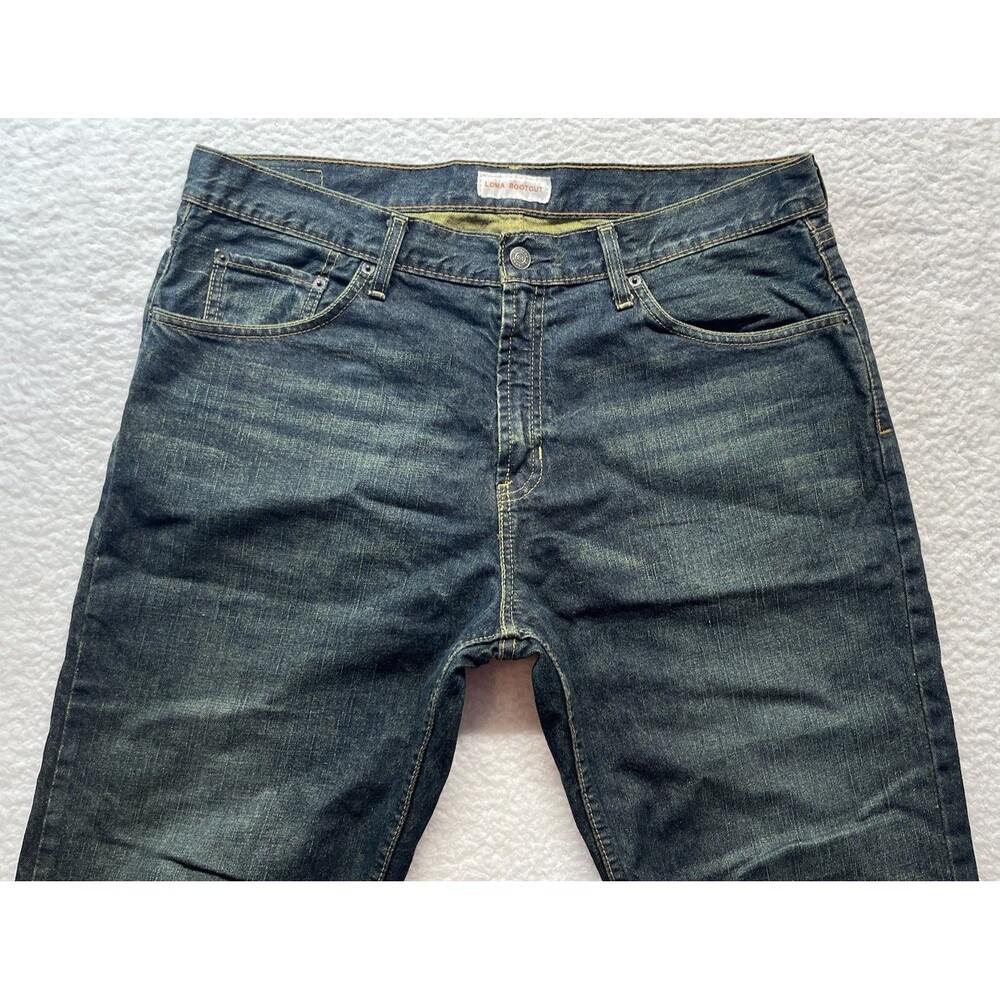 Bullhead Jeans Mens 38 Lima Bootcut Contrast Stitching Grunge Punk Rocker Biker